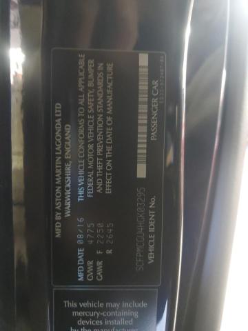 2017 ASTON MARTIN VANQUISH V - SCFPMCGU4HGK03295
