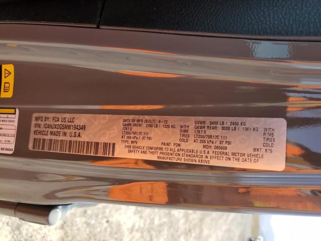 2022 JEEP WRANGLER U - 1C4HJXDG5NW194349