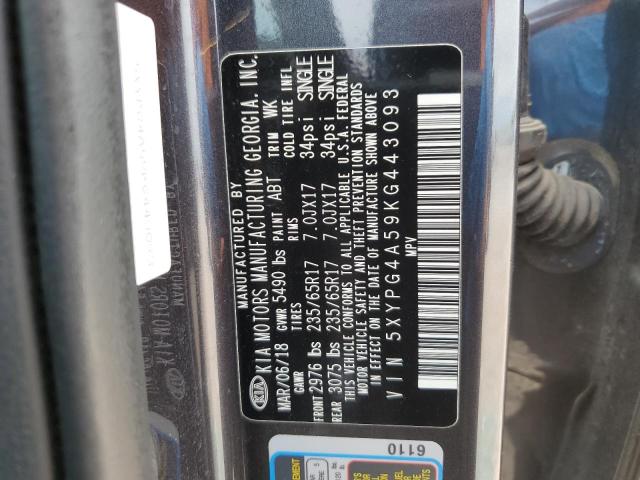 2019 KIA SORENTO LX - 5XYPG4A59KG443093