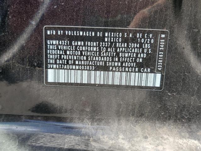 2021 VOLKSWAGEN GTI S - 3VW6T7AU0MM003833