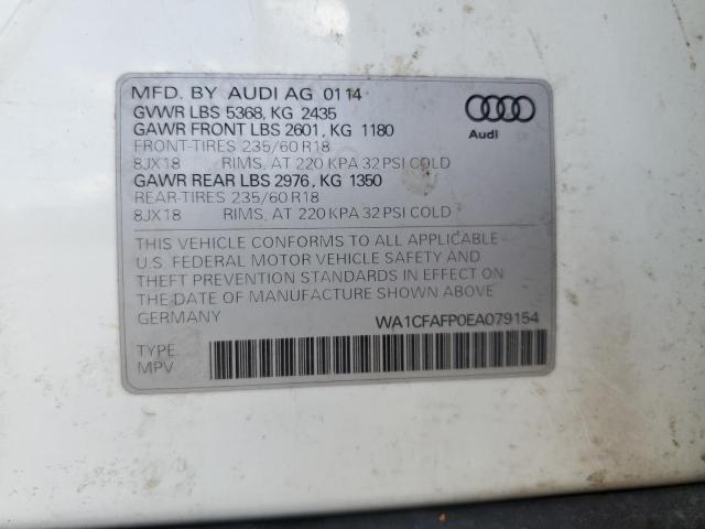 VIN WA1CFAFP0EA079154 2014 Audi Q5, Premium no.13