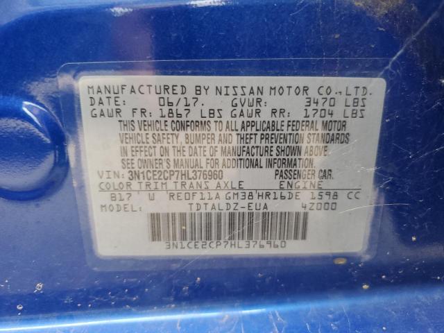 2017 NISSAN VERSA NOTE - 3N1CE2CP7HL376960