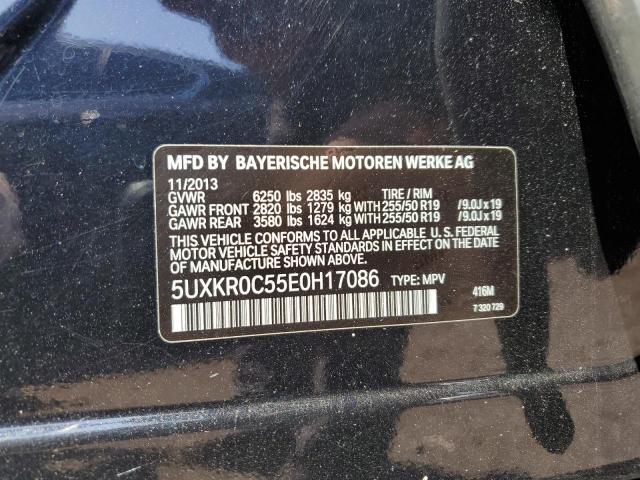 VIN 5UXKR0C55E0H17086 2014 BMW X5, Xdrive35I no.13