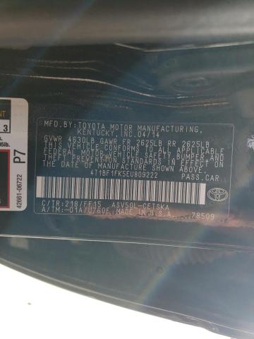 VIN 4T1BF1FK5EU809222 2014 Toyota Camry, L no.13