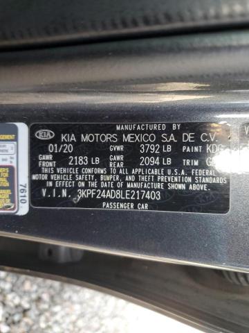 2020 KIA FORTE FE - 3KPF24AD8LE217403
