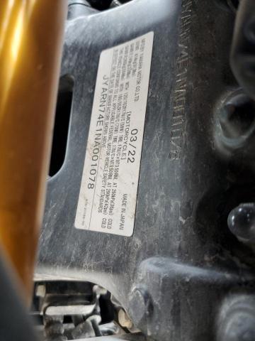 2022 YAMAHA MTT09 GT JYARN74E1NA001078