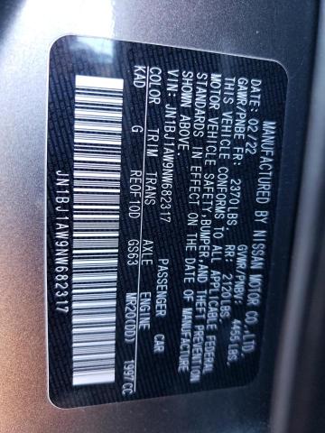 2022 NISSAN ROGUE SPOR - JN1BJ1AW9NW682317