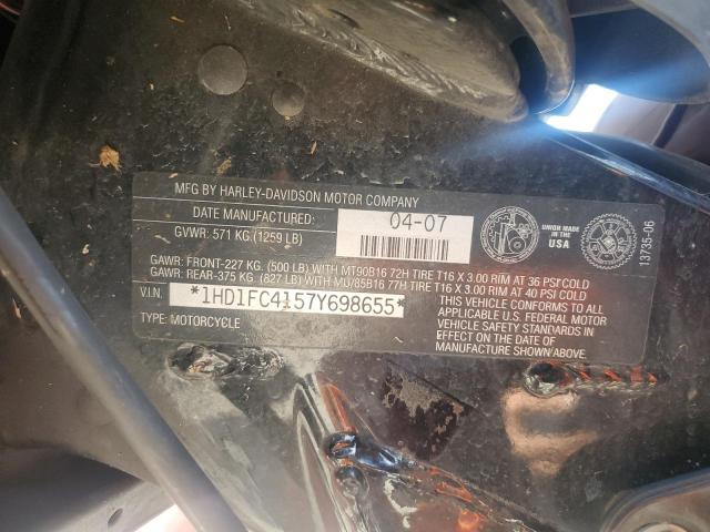 2007 HARLEY-DAVIDSON FLHTCUI 1HD1FC4157Y698655