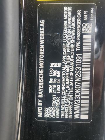 2022 MINI COOPER - WMW33DK07N2S31091