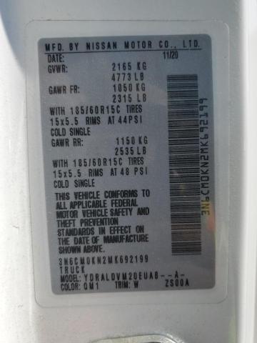 2021 NISSAN NV 200 3N6CM0KN2MK692199