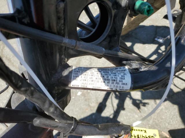 2006 KAWASAKI EX250 F - JKAEXMF116DA17896