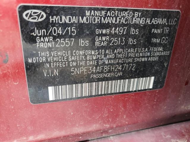 2015 HYUNDAI SONATA SPO - 5NPE34AF8FH247172