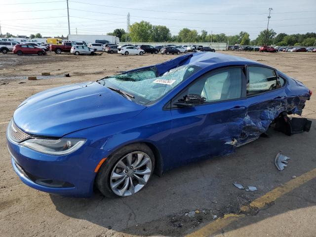 CHRYSLER 200 S 2015 blue sedan 4d gas 1C3CCCBB6FN665196 photo #1