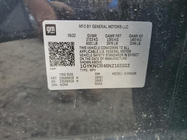 2022 CADILLAC XT5 PREMIU - 1GYKNCR46NZ165663
