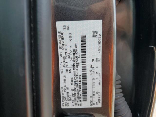 2017 FORD F150 SUPER - 1FTEW1EF4HFA44146
