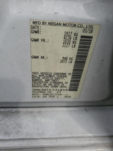 2018 NISSAN ALTIMA 2.5 - 1N4AL3AP2JC231819