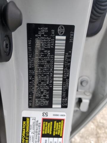 2021 TOYOTA CAMRY TRD - 4T1KZ1AK3MU050535