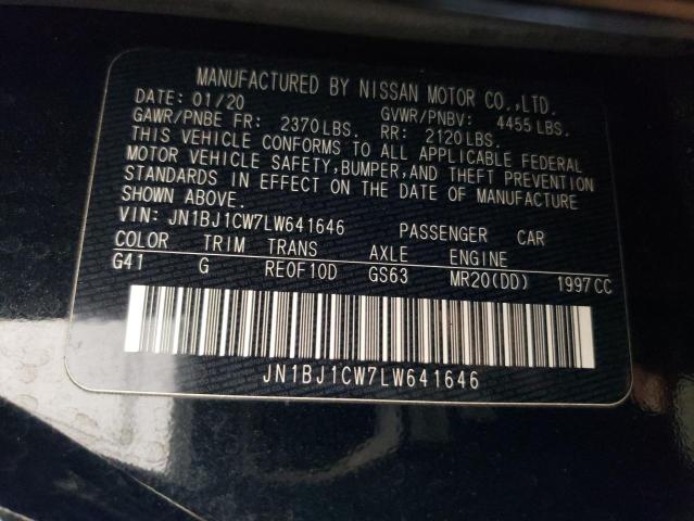 2020 NISSAN ROGUE SPOR - JN1BJ1CW7LW641646