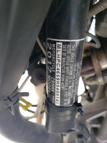 2017 HONDA CB500 X MLHPC4669H5400143