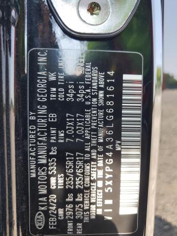 2020 KIA SORENTO L - 5XYPG4A36LG681614