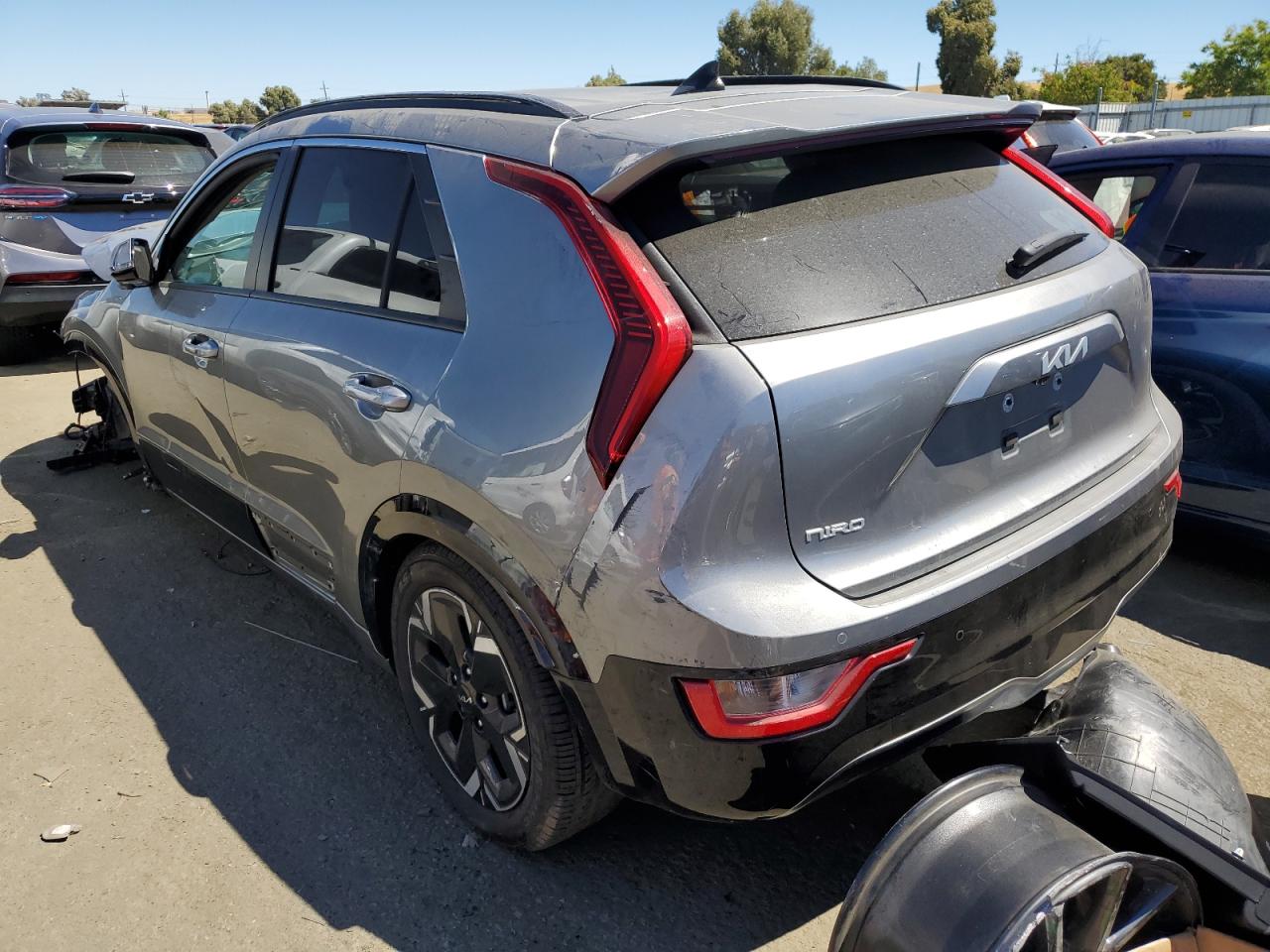 KIA NIRO WIND 2023 gray  electric KNDCR3L1XP5029849 photo #3