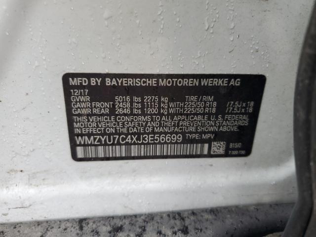 2018 MINI COOPER S E WMZYU7C4XJ3E56699