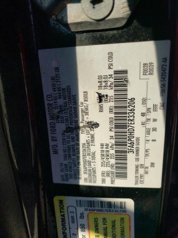 VIN 3FA6P0HD7ER336206 2014 Ford Fusion, SE no.13