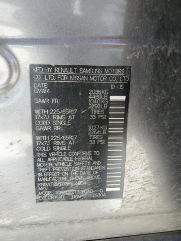 2016 NISSAN ROGUE S - KNMAT2MT0GP614804
