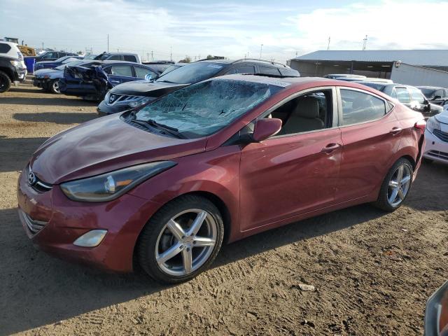 HYUNDAI ELANTRA GL 2013 red  gas 5NPDH4AE8DH216974 photo #1