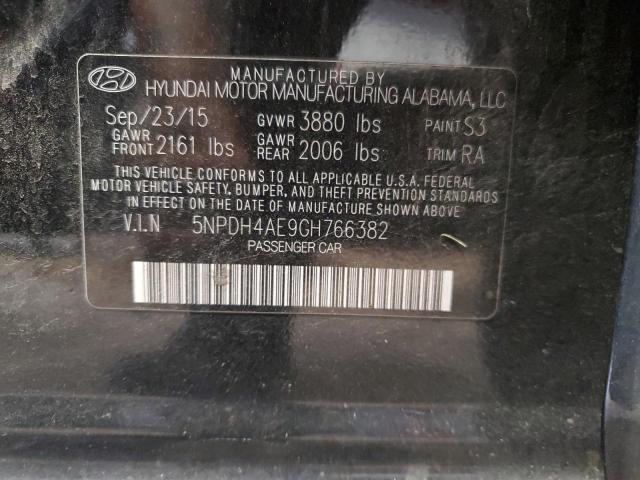 2016 HYUNDAI ELANTRA SE - 5NPDH4AE9GH766382