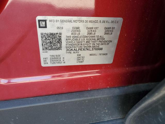 2019 GMC TERRAIN SL - 3GKALPEX7KL376988