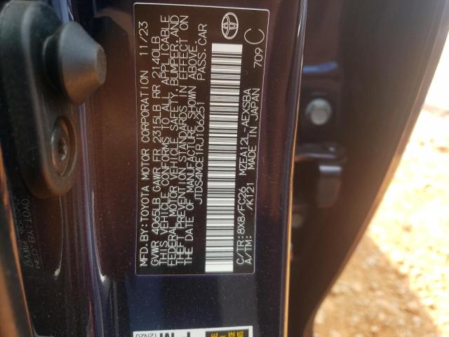 2024 TOYOTA COROLLA SE - JTDS4MCE1RJ106251