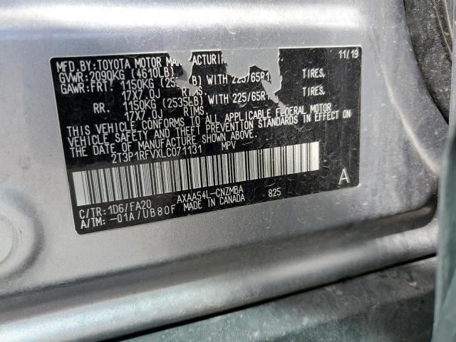 2020 TOYOTA RAV4 XLE - 2T3P1RFVXLC071131
