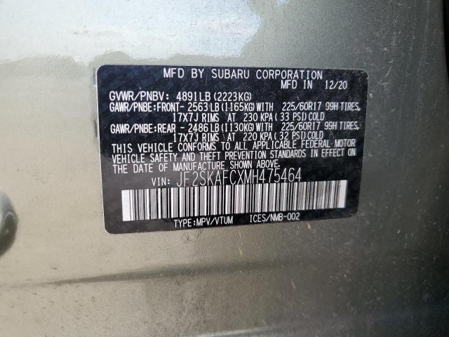 2021 SUBARU FORESTER P - JF2SKAFCXMH475464