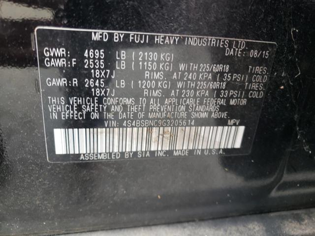 2016 SUBARU OUTBACK 2. - 4S4BSBNC9G3205614