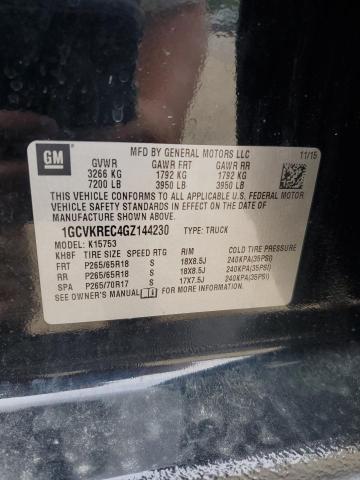 2016 CHEVROLET SILVERADO - 1GCVKREC4GZ144230