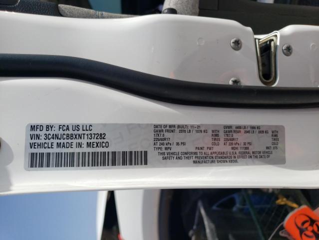2022 JEEP COMPASS LA - 3C4NJCBBXNT137282