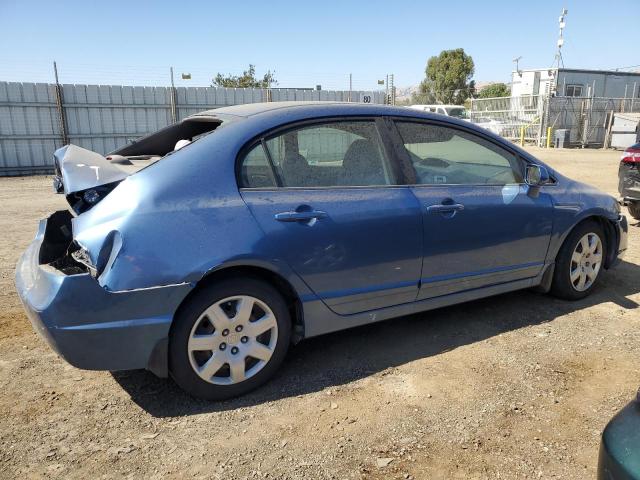 HONDA CIVIC LX 2008 blue sedan 4d gas 1HGFA16528L045212 photo #4