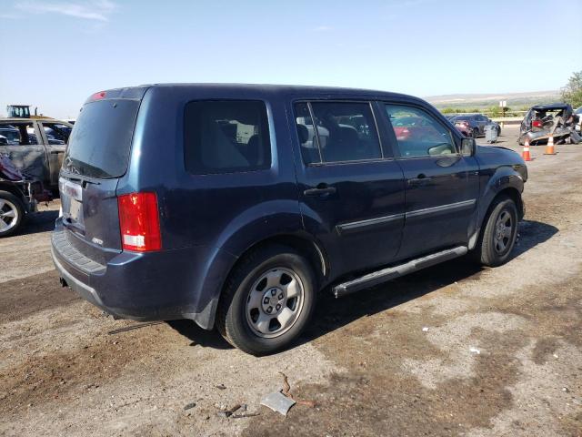 HONDA PILOT LX 2011 blue 4dr spor gas 5FNYF4H20BB018386 photo #4