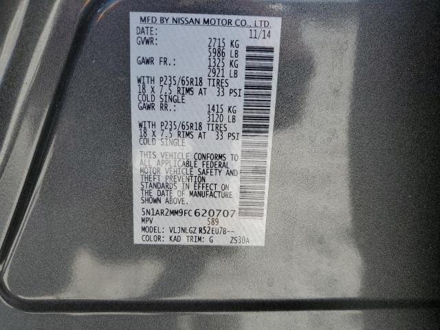 2015 NISSAN PATHFINDER - 5N1AR2MM9FC620707