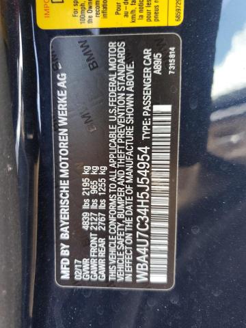 VIN WBA4U7C34H5J54954 2017 BMW 4 Series, 430I no.13