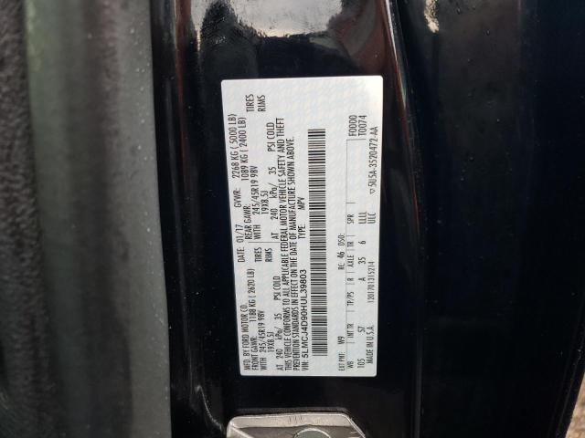 2017 LINCOLN MKC BLACK 5LMCJ4D90HUL39803