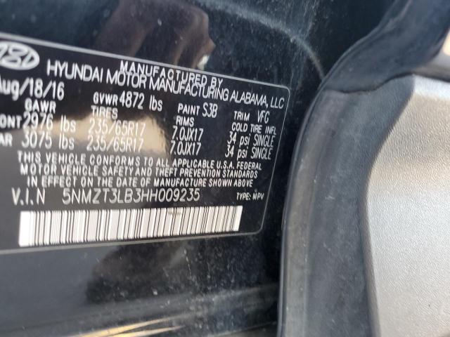 2017 HYUNDAI SANTA FE S - 5NMZT3LB3HH009235