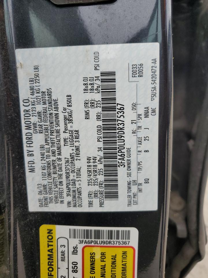 Lot #2789245523 2013 FORD FUSION SE