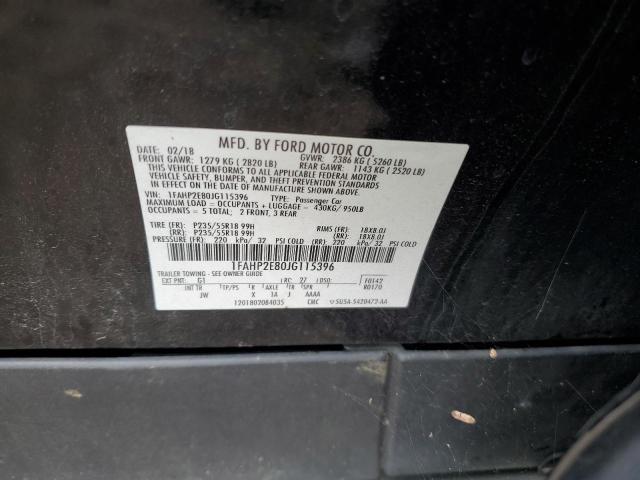 2018 FORD TAURUS SEL - 1FAHP2E80JG115396