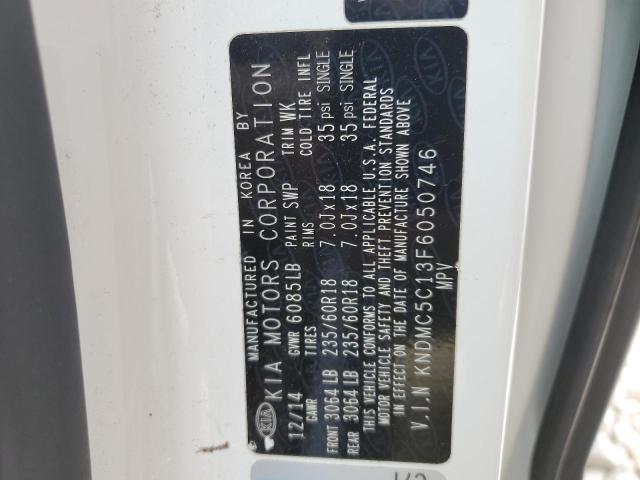 2015 KIA SEDONA EX - KNDMC5C13F6050746