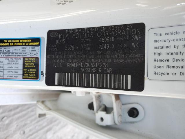 2016 KIA CADENZA LU - KNALN4D73G5214228