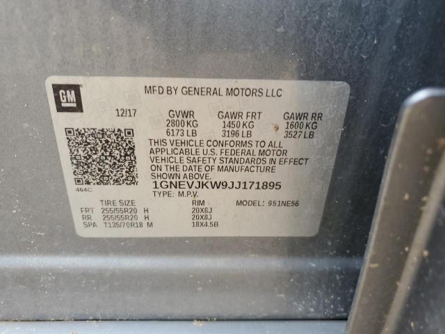 2018 CHEVROLET TRAVERSE P - 1GNEVJKW9JJ171895