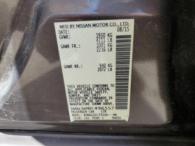 2015 NISSAN ALTIMA 2.5 - 1N4AL3AP8FC496557