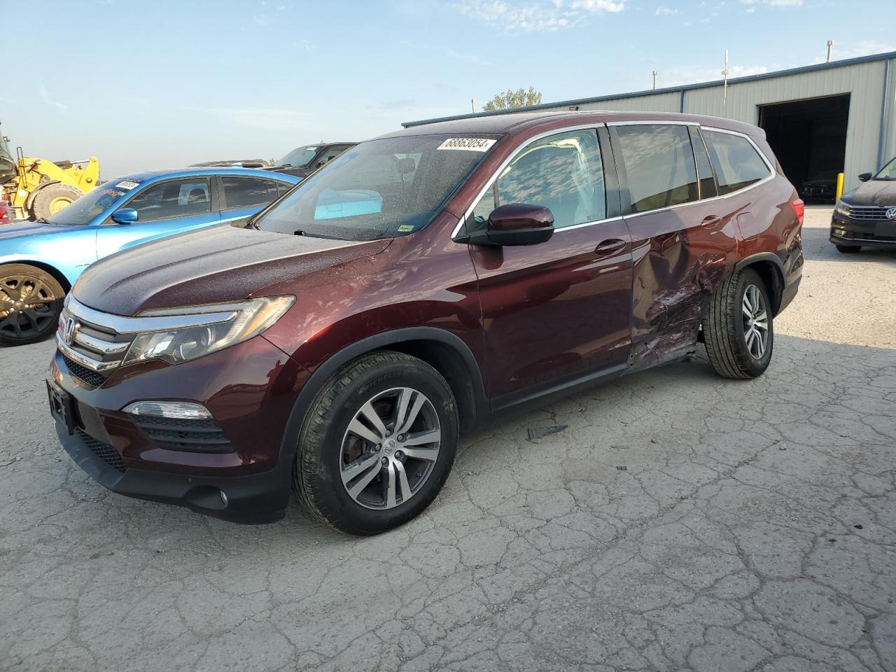 Lot #2872359717 2017 HONDA PILOT EXL